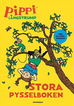 Pippi Långstrump stora pysselboken med  klistermärken!