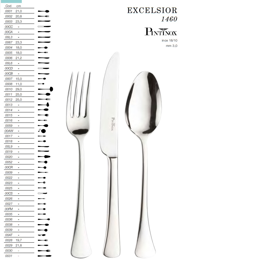 Bestick Excelsior Pinti Inox 1460- - 2