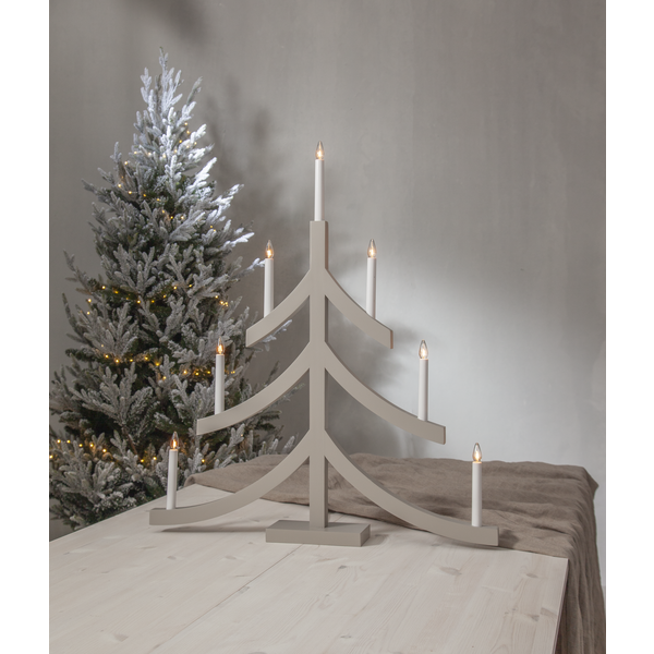 Star Trading Pagod Granformad ljusstake Höjd 79cm Beige. - 6