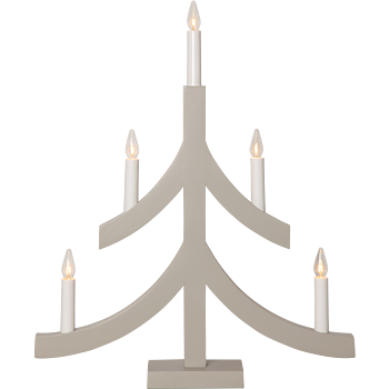 Star Trading Pagod Granformad ljusstake höjd 47,5cm Beige.