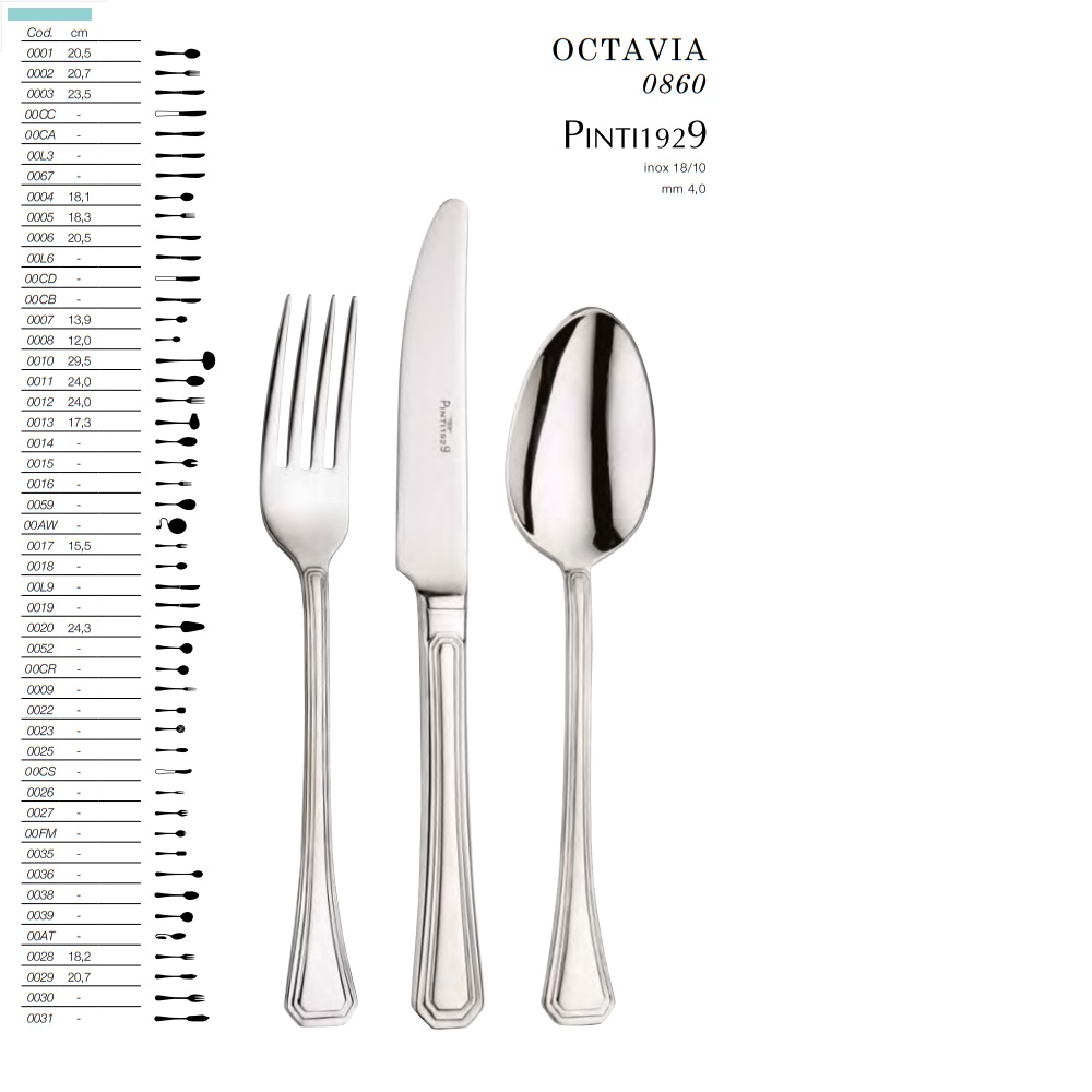 Bestick Octavia Pinti Inox 0860- - 2
