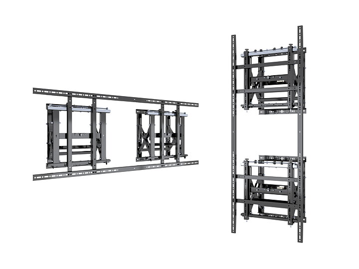 M Public Video Wall Mount Push HD VESA 1600 XL