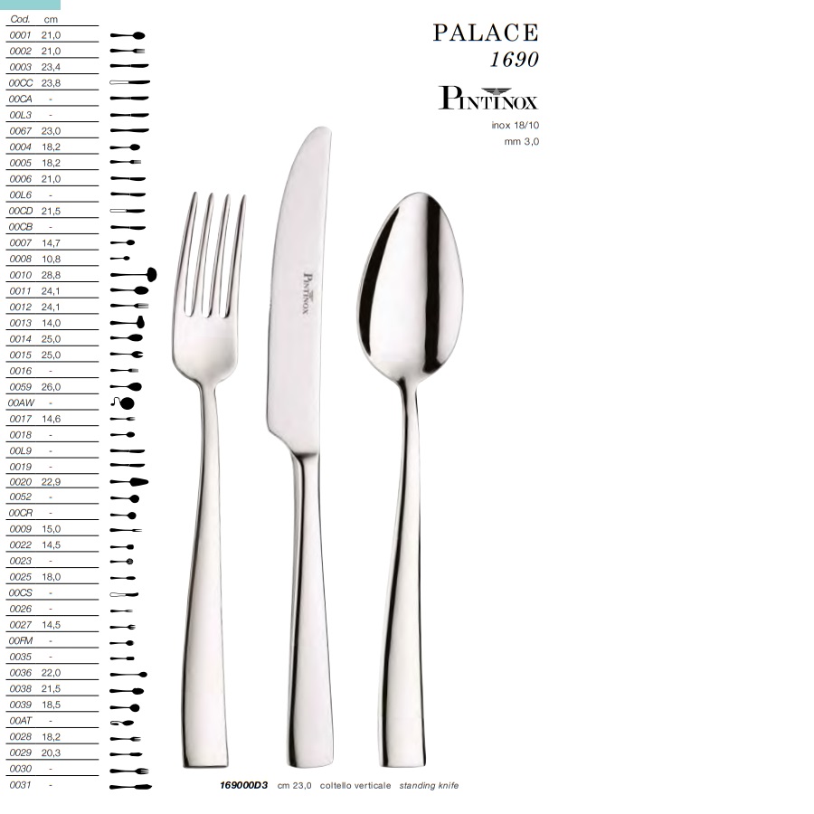 Bestick Palace Pinti Inox 1690- - 2