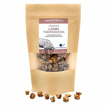 Svenskt hundgodis promenad & träning, lamm 80g