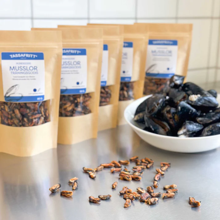 Svenskt hundgodis promenad & träning, musslor 80g - 3