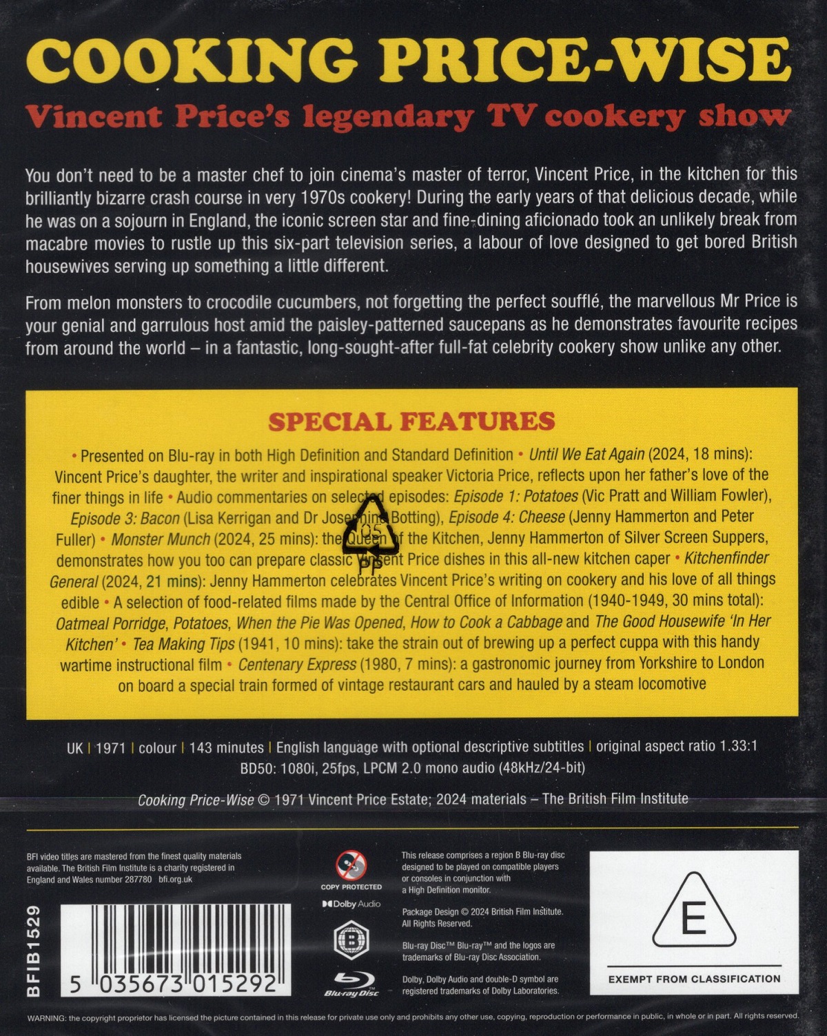 Cooking Price-Wise (ej svensk text) (Blu-ray) - 2
