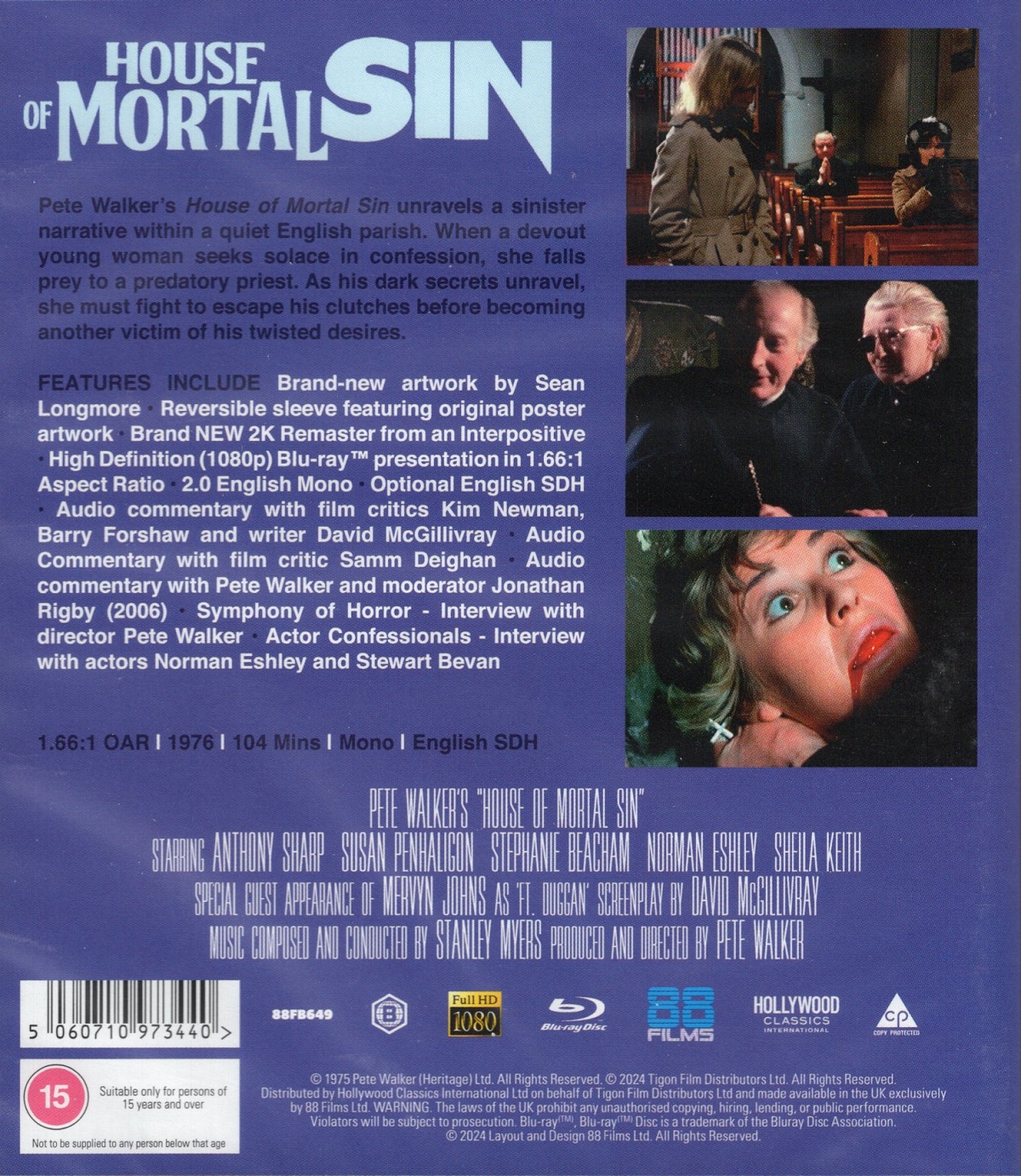 House of Mortal Sin (ej svensk text) (Blu-ray) - 2