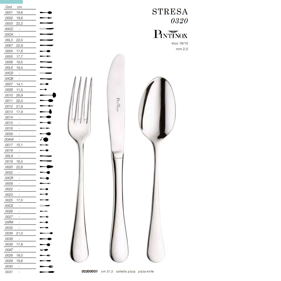 Bestick Stresa Pinti Inox 0320- - 2