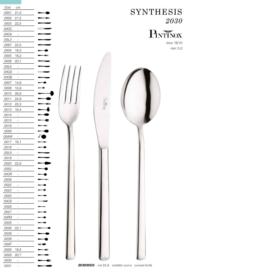 Bestick Synthesis Pinti Inox 2030- - 2