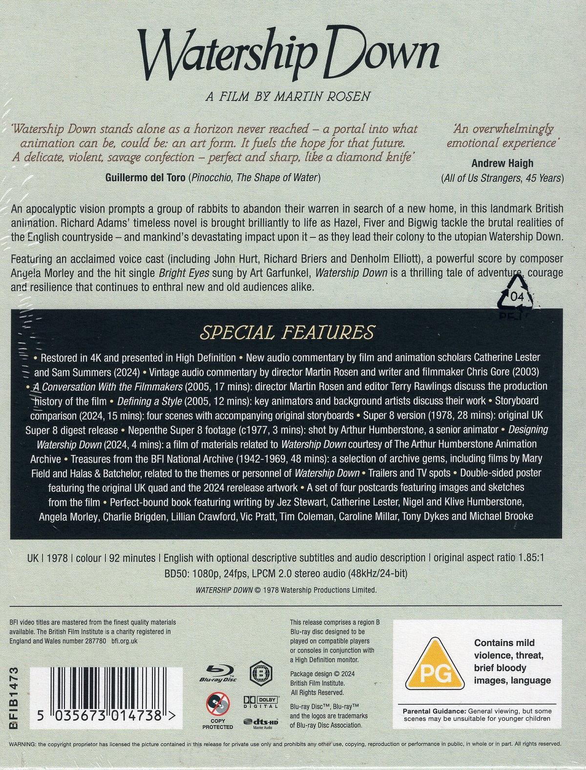Watership Down (Limited Edition) (ej svensk text) (Blu-ray) - 2