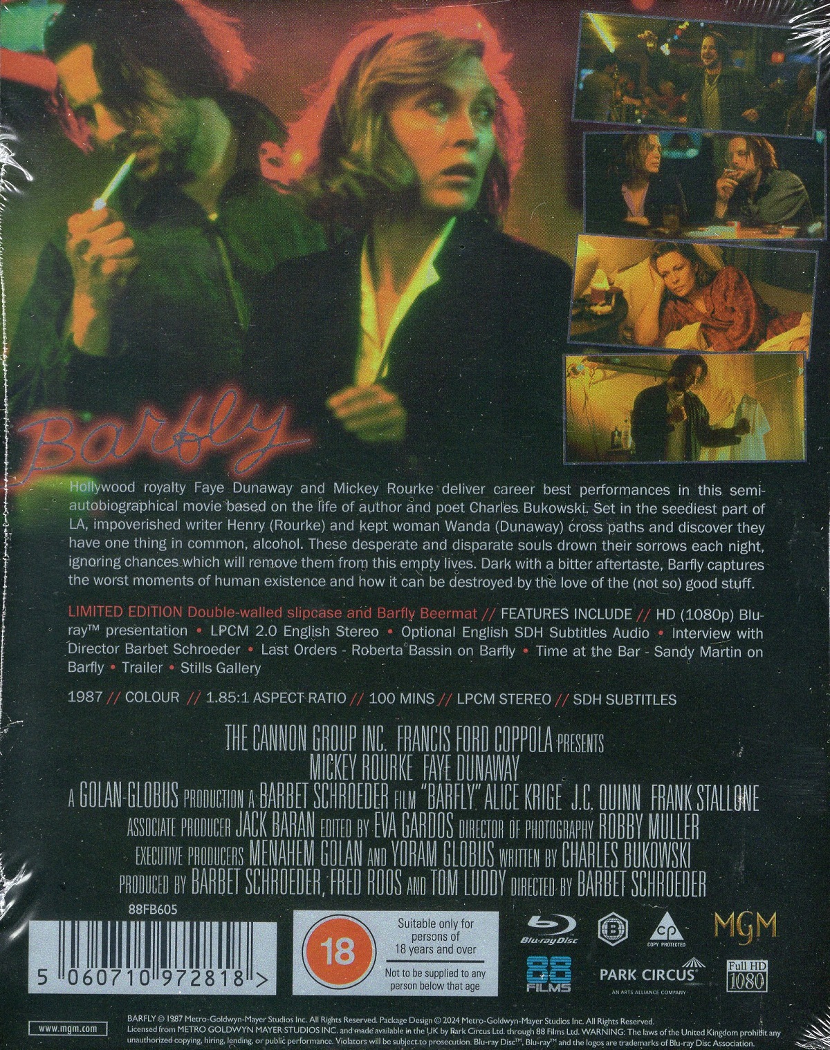Barfly (Limited Edition) (ej svensk text) (Blu-ray) - 2