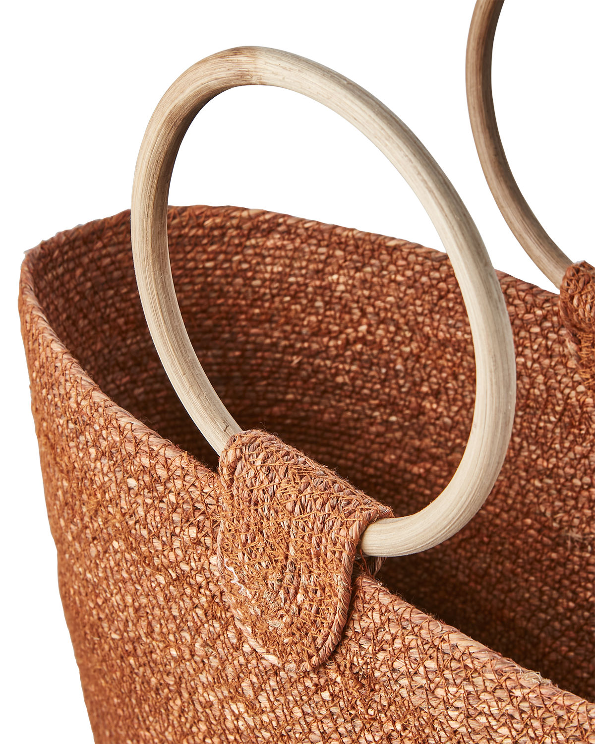 Väska med bambu handtag