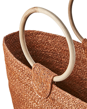 Väska med bambu handtag