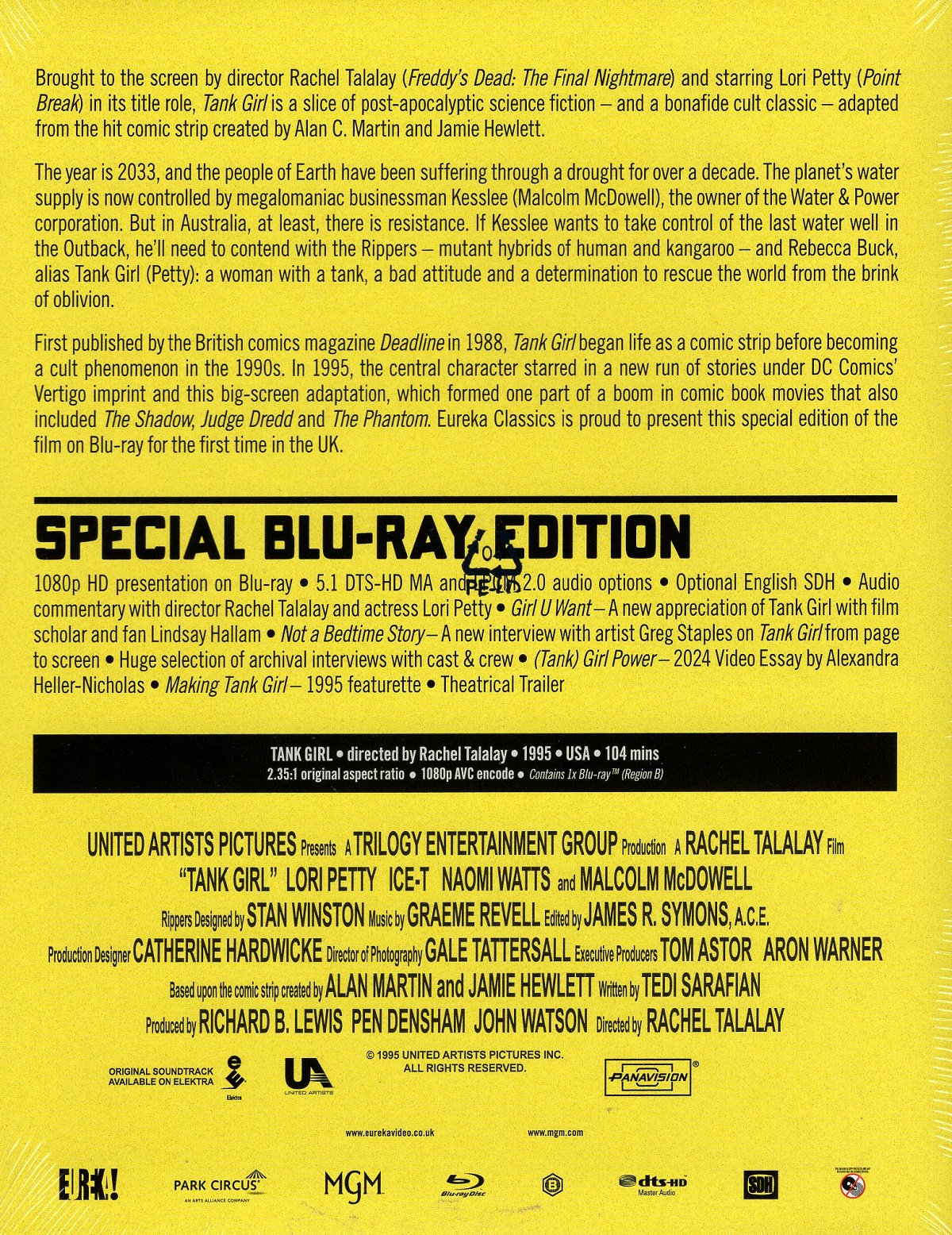 Tank Girl (Limited Edition Box Set) (ej svensk text) (Blu-ray) - 2