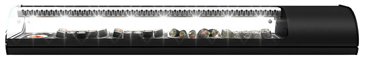 Kylränna, sushi, vitrin, 8 x GN1/3