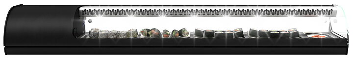 Kylränna, sushi, vitrin, 8 x GN1/3