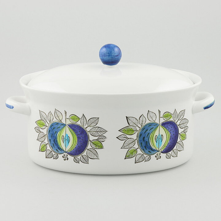 Sigrid Richter (Eden 1960) Tureen with Purple Apple Decor #53  27 cm