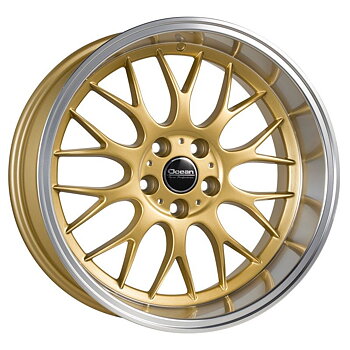 Ocean Wheels Super DTM - 18x8,5 ET6 Hjulpaket - Guld