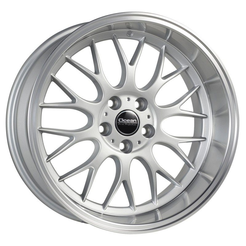 Ocean Wheels Super DTM - 18x8,5 ET6 Hjulpaket - Silver