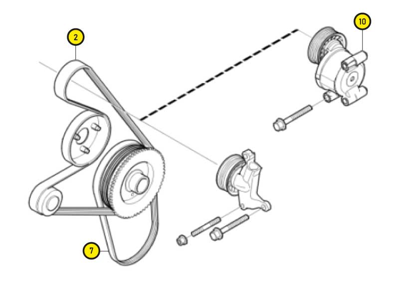 Drive belt kit - 2