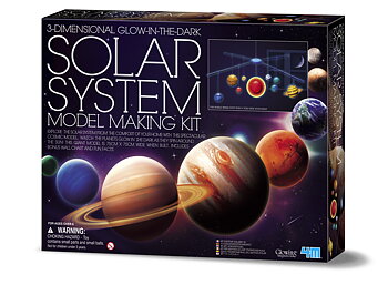 3D Solsystem mobil byggsats