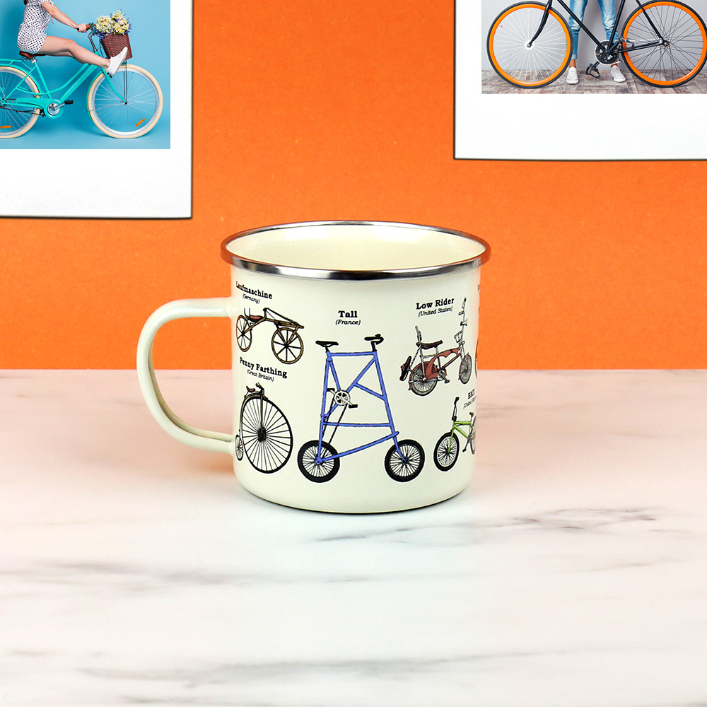 Emaljmugg Cyklar - 2