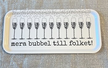 Mera bubbel åt folket bricka 