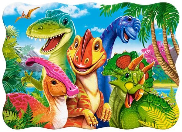 Dinosaurs Selfie, 30-bitarspussel (B-03808)