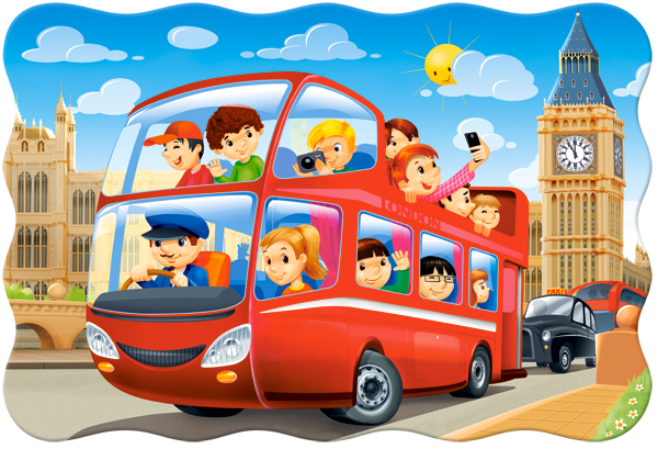 London Bus, 20-bitarspussel Maxi (C-02443)