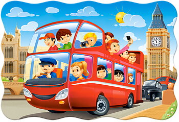 London Bus, 20-bitarspussel Maxi (C-02443)