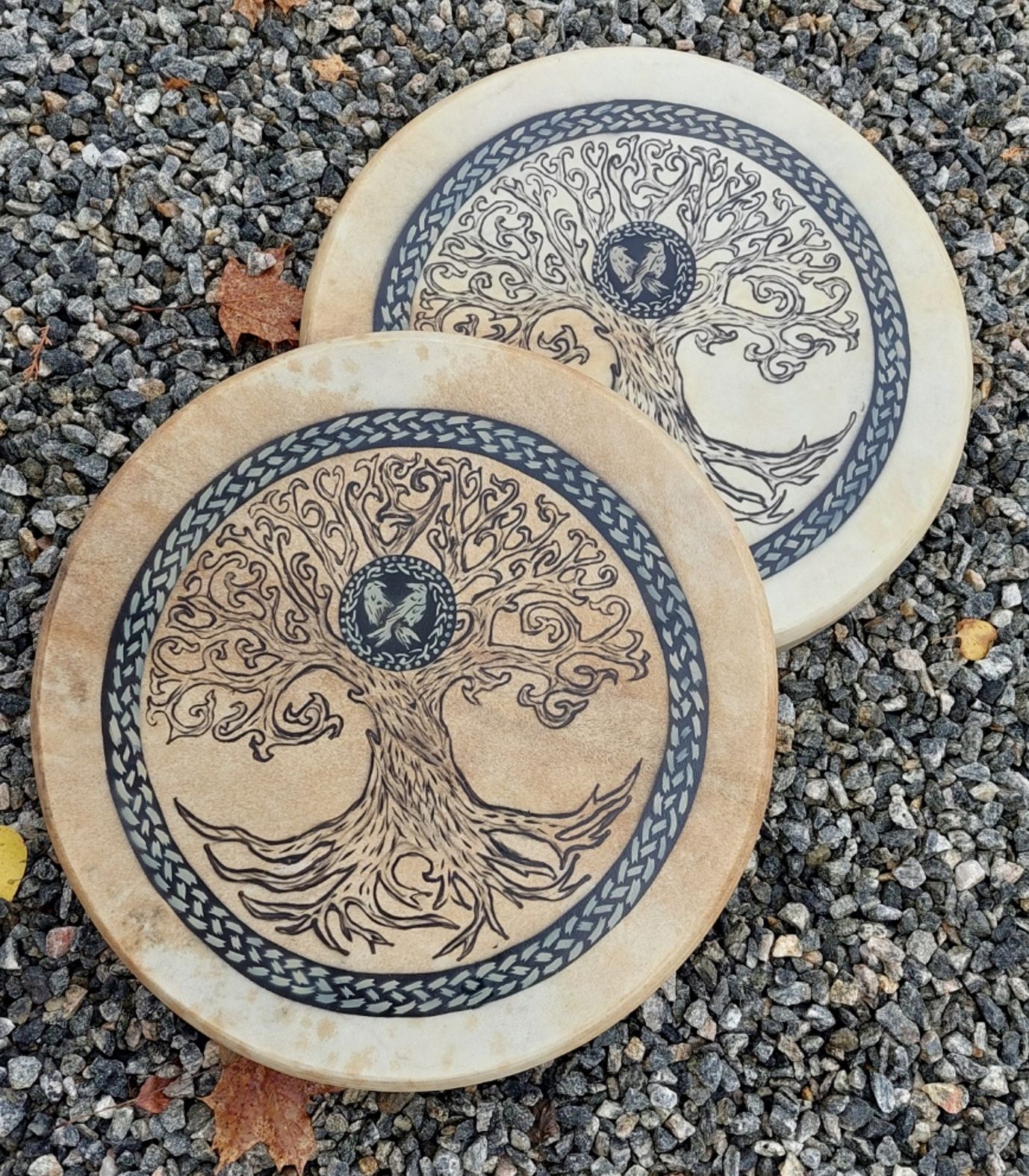Yggdrasil Rund Schamantrumma  - 50cm - 2