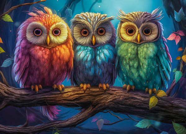 Three Little Owls, 260-bitarspussel (B-27651)
