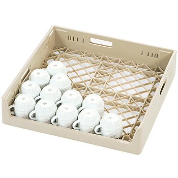 Servicediskkorg för koppar och glass 50x50cm korg