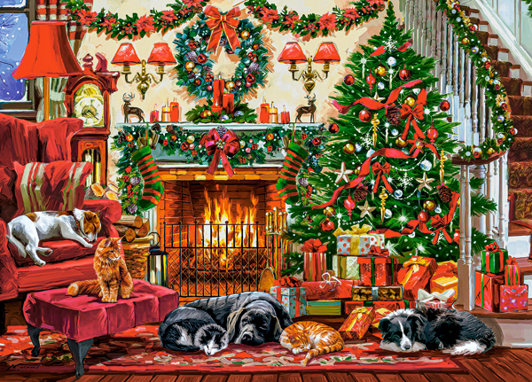 Cozy Fireplace, 260-bitarspussel (B-27668)