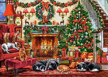 Cozy Fireplace, 260-bitarspussel (B-27668)