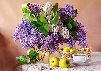 Lilac Still Life, puslespil med 500 brikker (B-54091)
