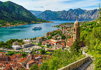 Kotor, Montenegro, puslespil med 500 brikker (B-54107)