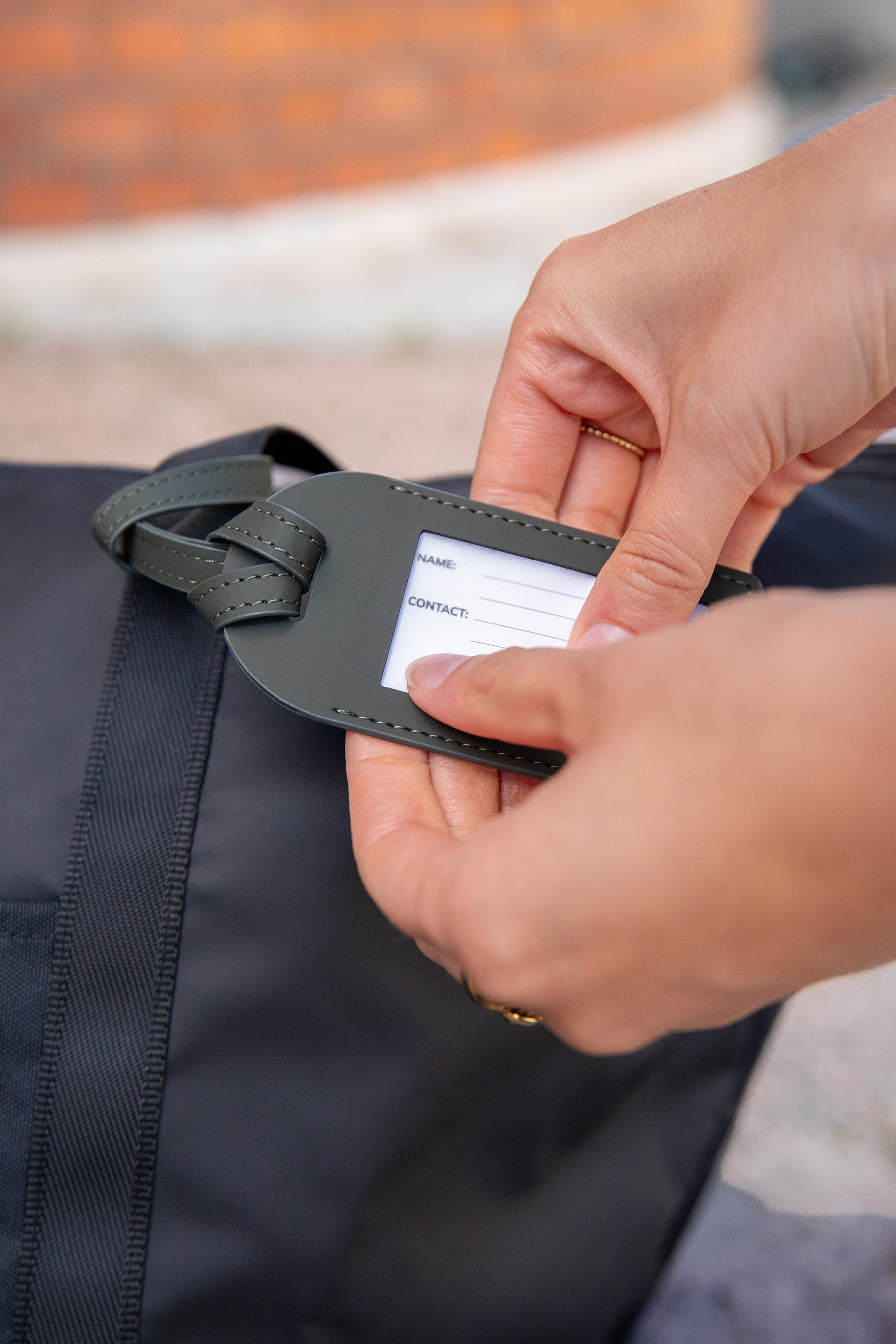 Baltimore RCS återvunnen polyester bagagetag - 6