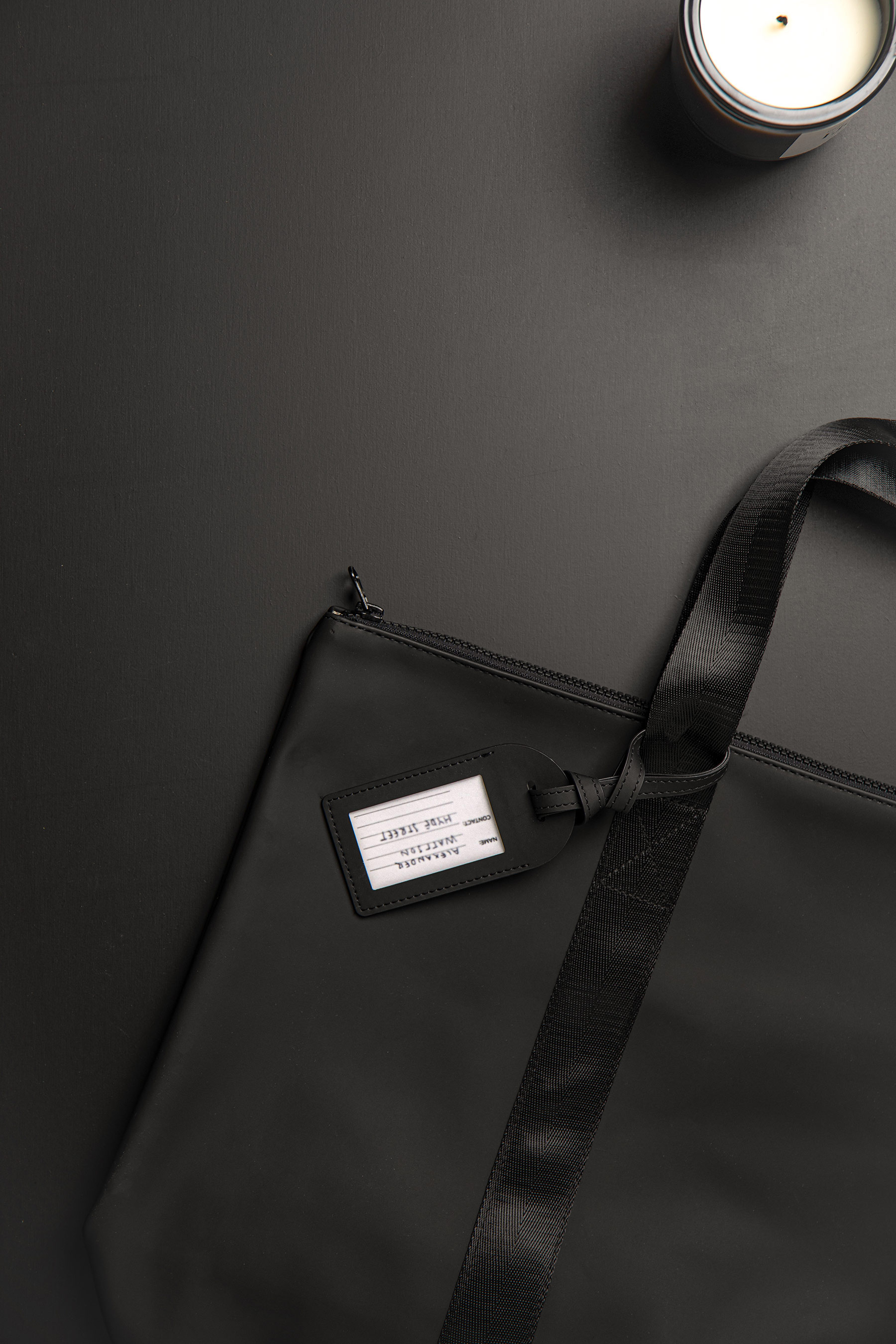 Baltimore RCS återvunnen polyester bagagetag