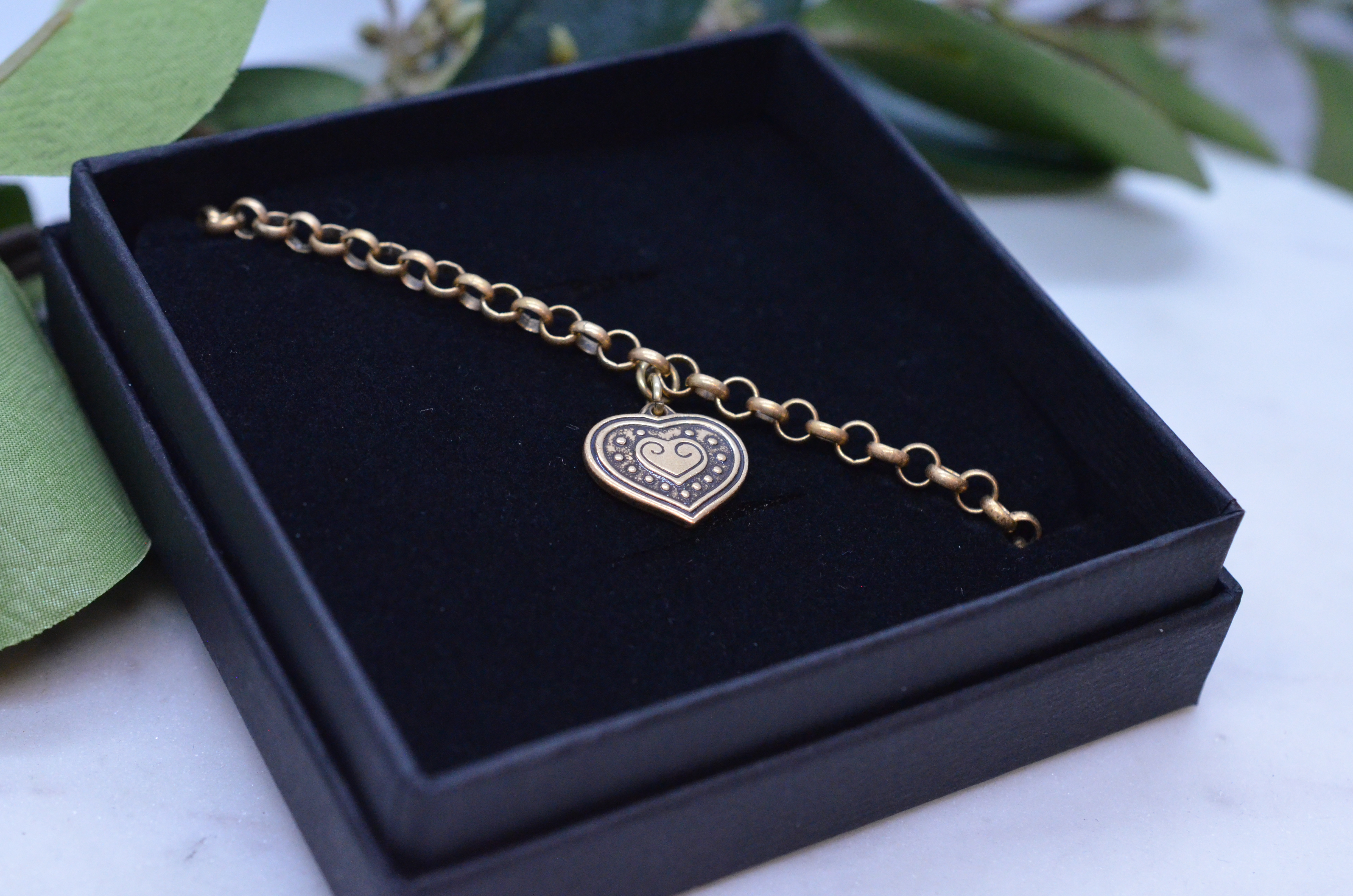 Second Hand Kalevala "Eura Heart", bronze bracelet