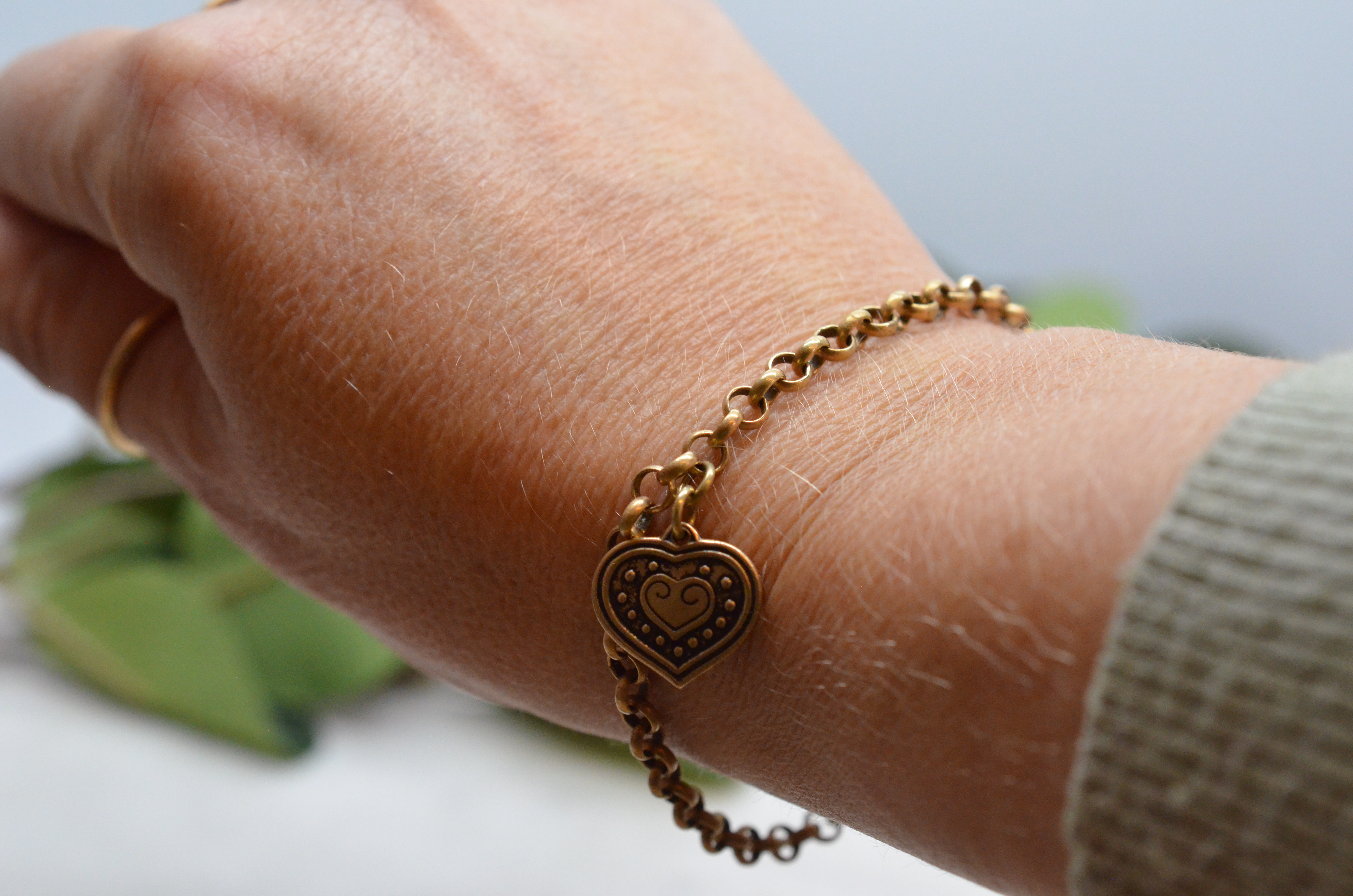 Second Hand Kalevala "Eura Heart", bronze bracelet - 4
