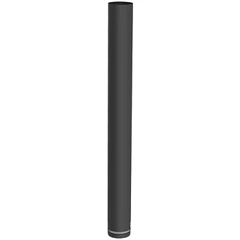 Rökrör 80mm rak 100cm svart