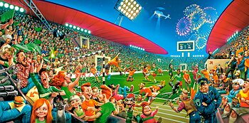 Football Championship, puslespil med 4000 brikker, Art Collection (C-400393)