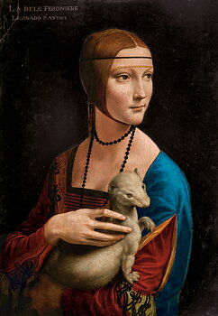 Lady with the Ermine, Leonardo da Vinci, puslespil med 1000 brikker, Art Collection (C-105168)