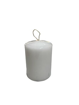 Blockljus Vit Lack