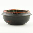 Stig Lindberg (1975) Unique Bowl with Tenmoku Glaze 14 cm