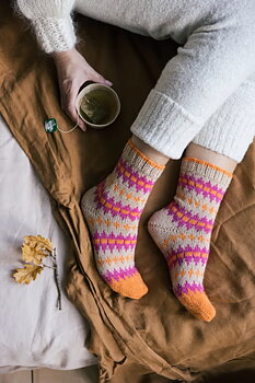 Late summer - sockor Novita Nalle - Mönster 0 SEK