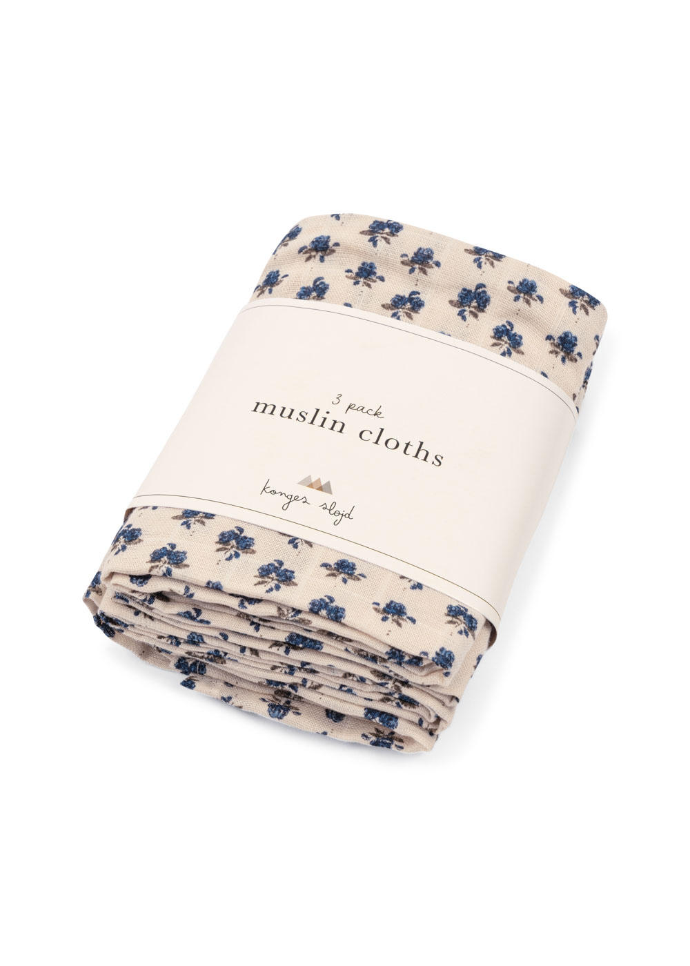 3 PACK MUSLIN CLOTH GOTS PICCOLOBLU