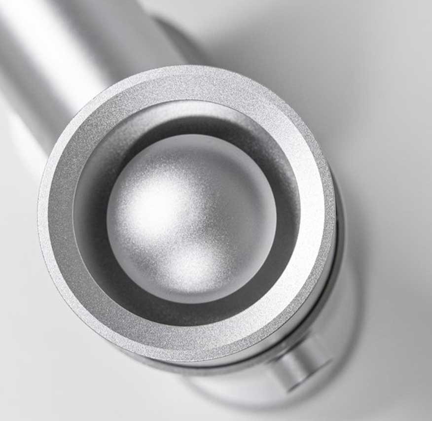 Option-O - LAGOM CASA - Kompakt elektrisk kaffekvarn - 65mm Mizen koniska malskivor - Silver - 6