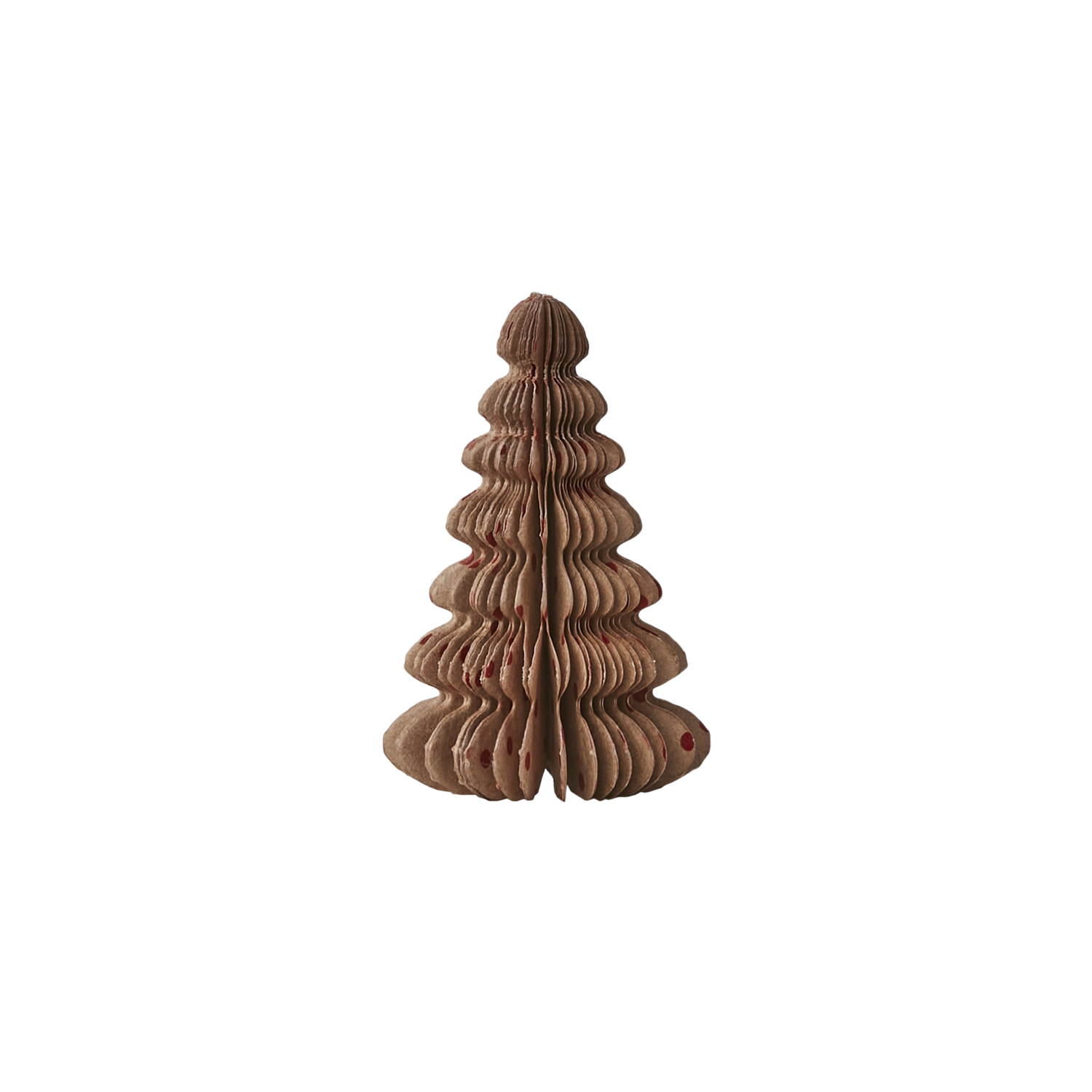 JULGRANSDEKORATION - PAPPERSFIGUR BRUN/RÖD
